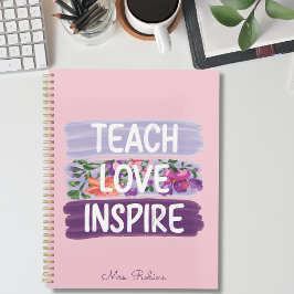 Teach, Kärlek Inspire, Personlig Lacher Planner