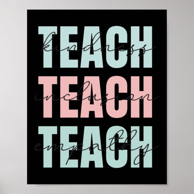 Teach Kindness Poster (Framsidan)