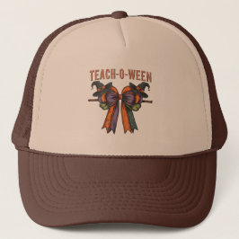 Teach-O-Ween Trucker Hat Keps