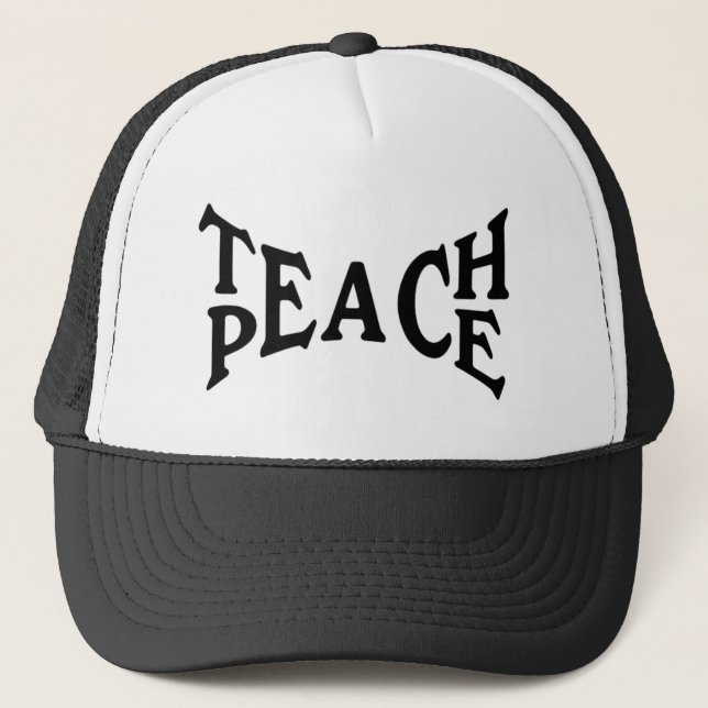 Teach Peace Hat Keps (Framsida)