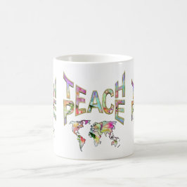 Teach Peace Kaffemugg