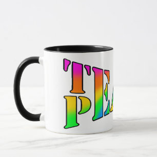 TEACH PEACE MUGG