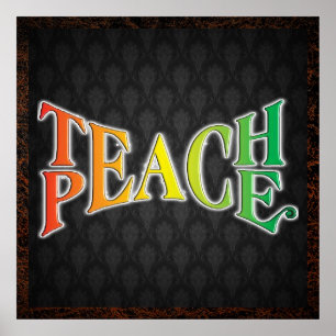 Teach Peace Poster