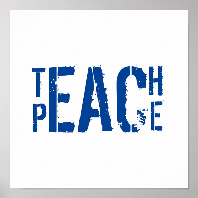 Teach Peace Poster (Framsidan)