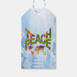 Teach Peace Presentetikett