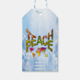 Teach Peace Presentetikett