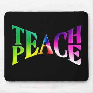 TEACH PEACE Rainbow Graphic Musmatta