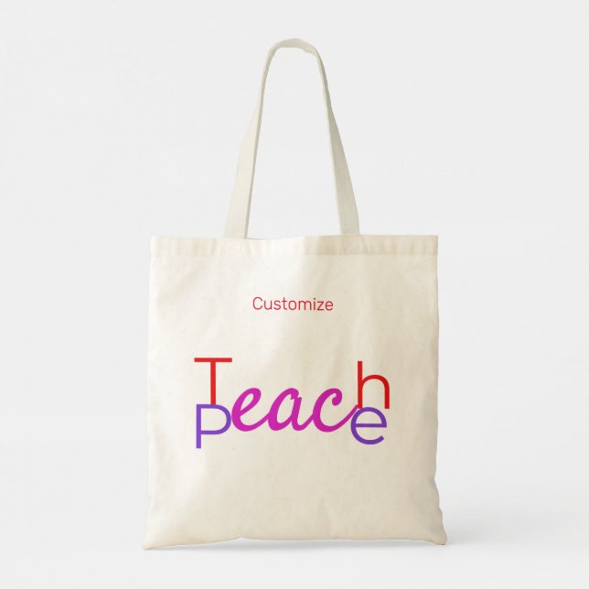 Teach Peace Thunder_Cove Tygkasse (Baksida)