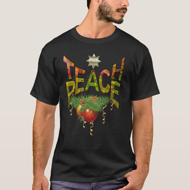 Teach Peace Tröja (Framsida)