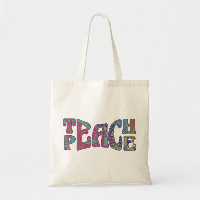 Teach Peace Tygkasse (Framsidan)