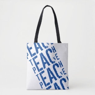 Teach Peace Tygkasse