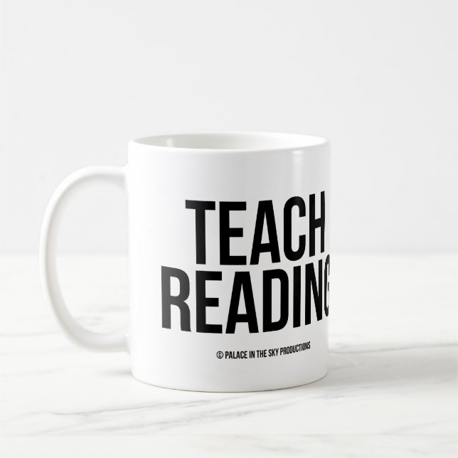 Teach Reading Coffee Mugg (Vänster)