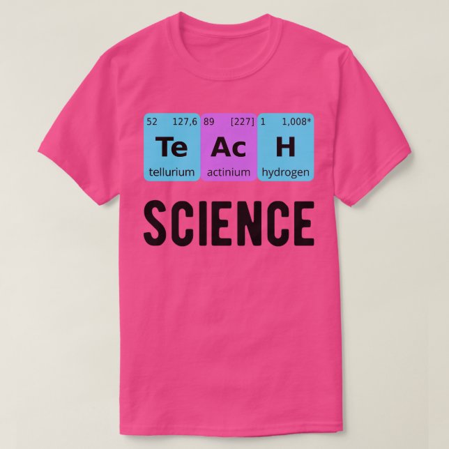 Teach Science II T Shirt (Design framsida)