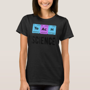 Teach Science Student Periodic Bord Kärlek Chemist T Shirt