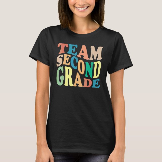 Teache andra Klass andra Klass-Back to school T Shirt (Framsida)