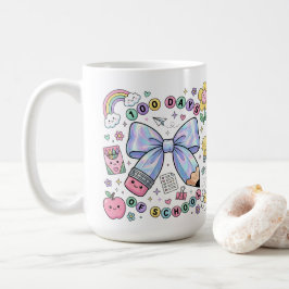 Teacher 100 Days of School Coffee Mug Kaffemugg
