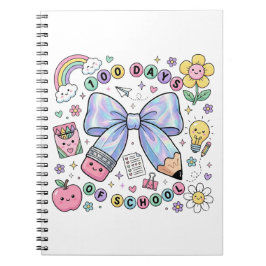 Teacher 100 Days of School Spiral Photo Notebook Anteckningsbok