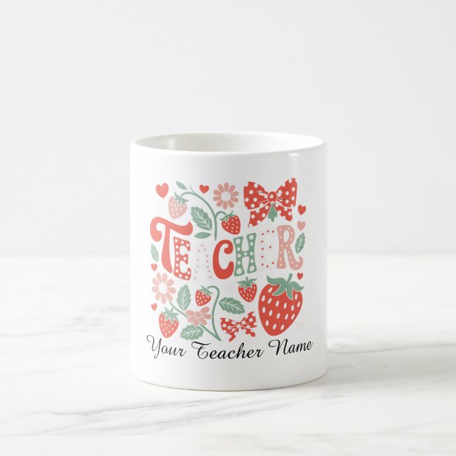 Teacher Appreciation Mug Gift | Cute Teacher Gift Kaffemugg (Center)