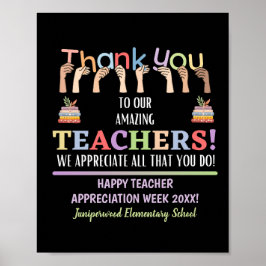 Teacher Appreciation Week Poster