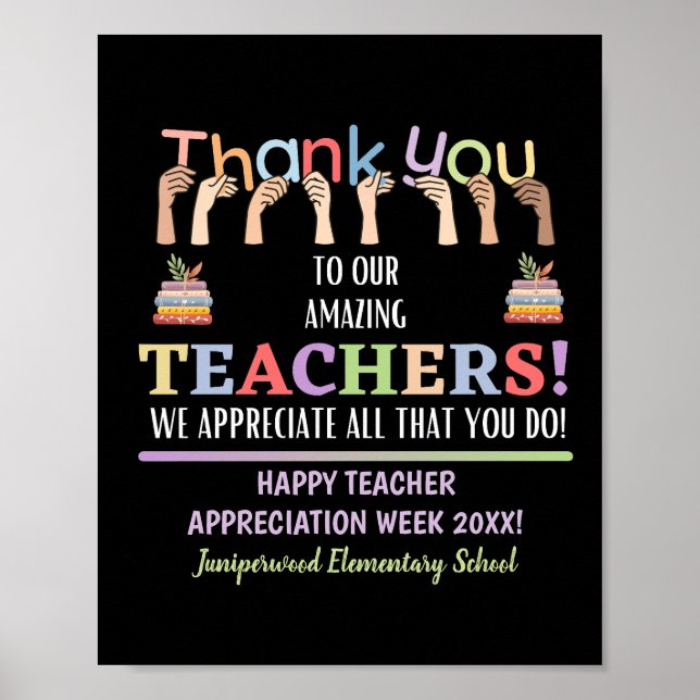 Teacher Appreciation Week Poster (Framsidan)