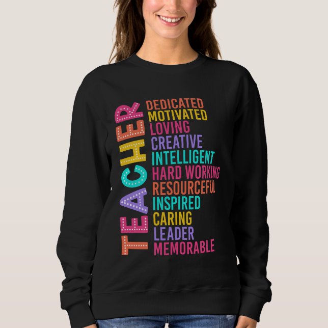 Teacher Back to School T Shirt (Framsida)