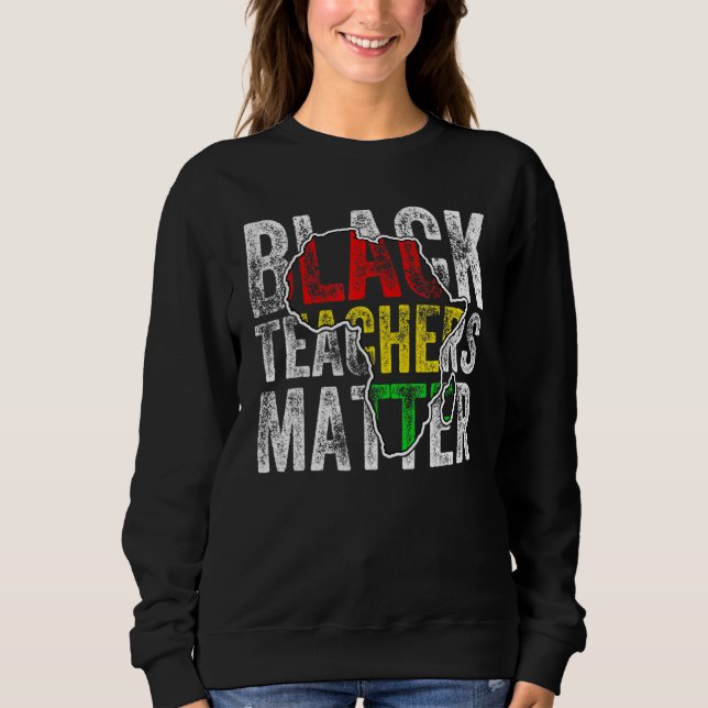 Teacher Black History Month Pride African Teacher  T Shirt (Framsida)