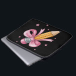 Teacher Bow Pencil Teaching Life Appreciation Gift Laptop Fodral<br><div class="desc">Teacher Bow Pencil Teaching Life Appreciation Gifts</div>