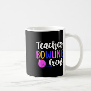 Teacher Bowling Crew Funny Group Matching Kaffemugg