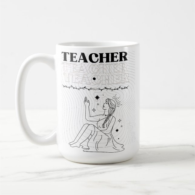  Teacher Ceramic Mug  Kaffemugg (Vänster)