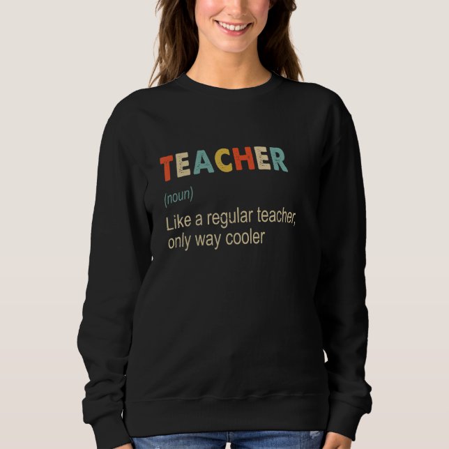 Teacher Definition   Teaching School Teacher   T Shirt (Framsida)