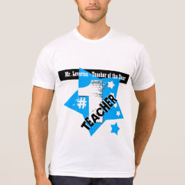 TEACHER FÖR ÅRETS Star Burst and Färg Pub V10 T Shirt