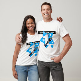 TEACHER FÖR ÅRETS Star Burst and Färg Pub V10 T Shirt