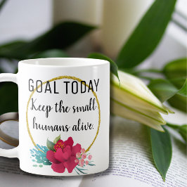 TEACHER FUNNY SMALL HUMANS MUGG
