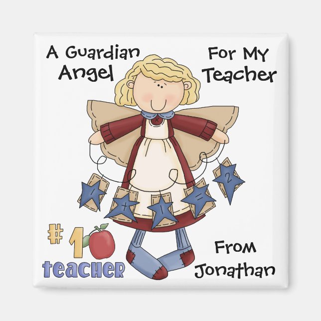 TEACHER Guardian Angel av SRF Magnet (Framsidan)