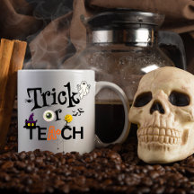 Teacher Halloween Kaffe koppar | Stam eller stam