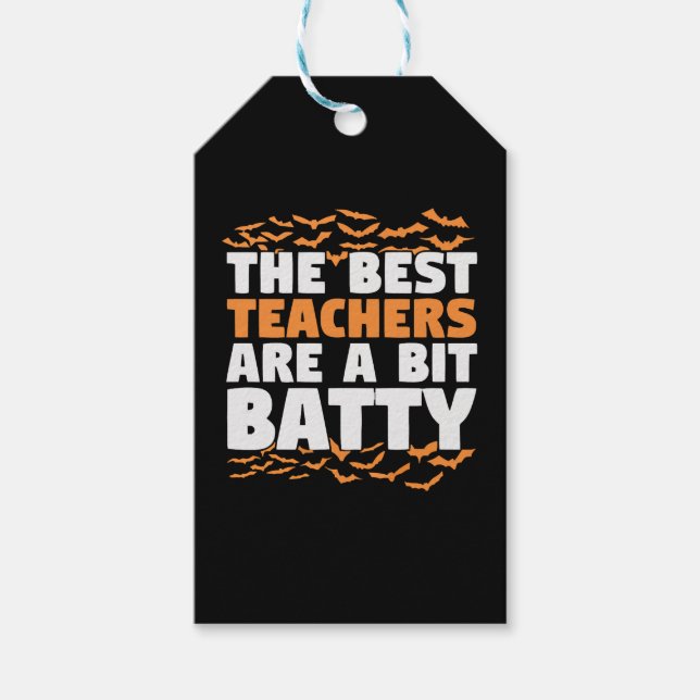 Teacher Halloween Presentetikett (Framsidan)