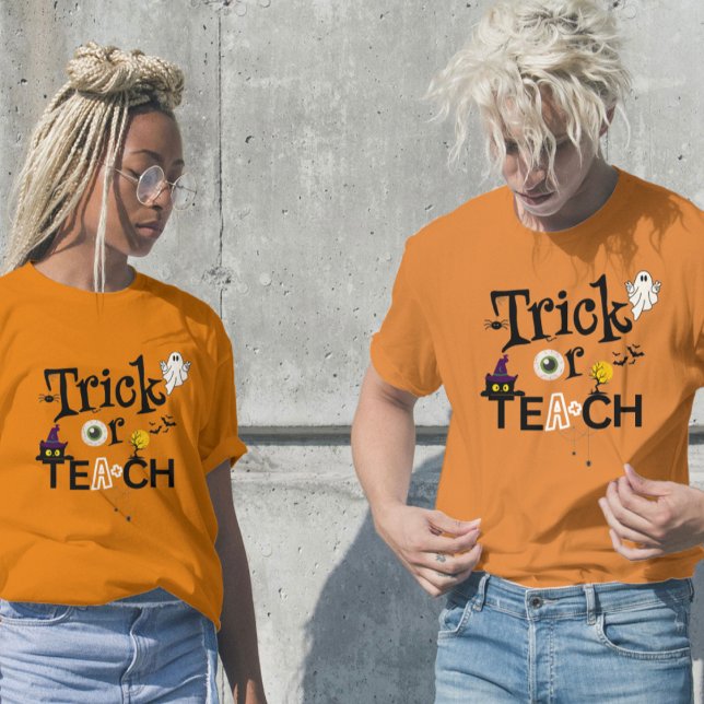 Teacher Halloween Shirts | Stam eller stam T Shirt (Skapare uppladdad)