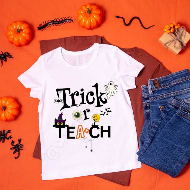 Teacher Halloween Shirts | Stam eller stam T Shirt (Skapare uppladdad)