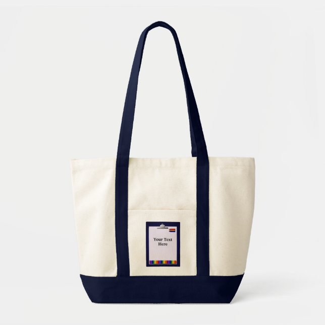 Teacher Kritor Design Impulse Tote Bag Tygkasse (Framsidan)
