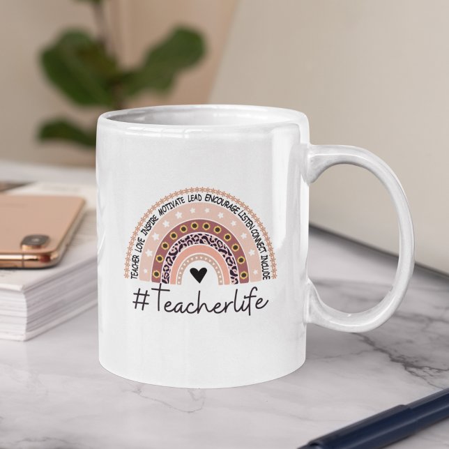 Teacher Life Cute Teacher Kaffemugg (Skapare uppladdad)