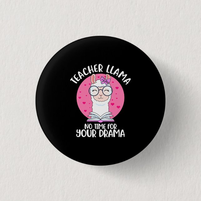 Teacher Llama Knapp (Framsida)