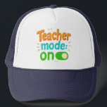 "Teacher Mode On" Embroidered Cap – Funny Teacher  Keps<br><div class="desc">Step into the classroom with confidence and a touch of humor with this bold "Teacher Mode On" cap! Perfect for teachers who wear their title proudly — whether it’s for casual Fridays, recess duty, or just showing off that teacher energy wherever they go. 👩‍🏫 Makes a great teacher appreciation gift...</div>