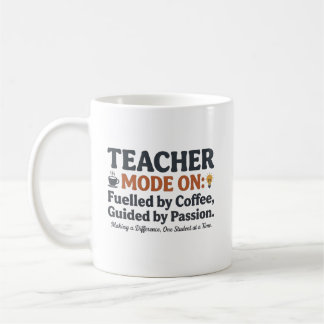 Teacher Mode On style quotes Kaffemugg