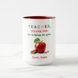 Teacher Mug Gift – Thank You Message Mugg