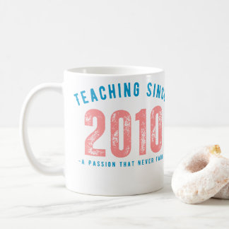 Teacher Mug | Teaching Since 2010 Kaffemugg