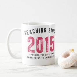 Teacher Mug | Teaching Since 2015 Kaffemugg