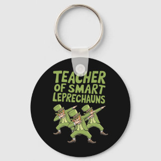 Teacher Of Smart Leprechauns Dab St Patricks Day T Nyckelring