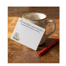 Teacher Personalized for Elementary teachers Post-it Block