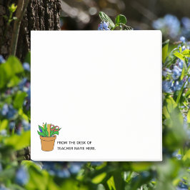 Teacher Post-It Notes with Name Personalization  Block