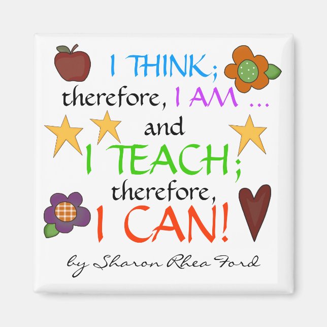 Teacher Quote Magnet (Framsidan)